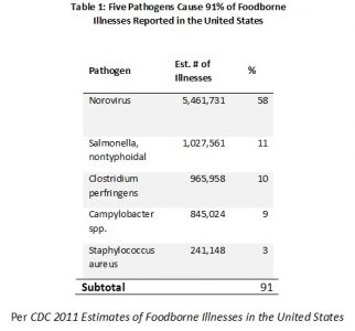 Foodborne Illnesses Causes