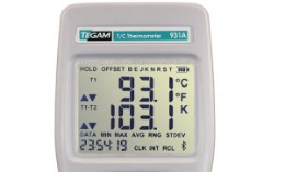 TEGAM 931B Data Logger Thermometer display instrumentation.