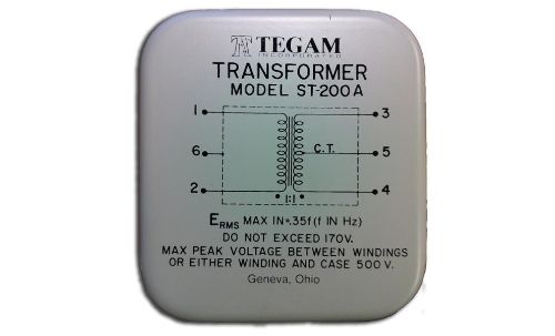 Precision Fixed AC Ratio Standard, 1:1 Ratio, Binding Post Termination, Center-Tapped Secondary