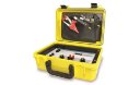 Portable Microohm and boning meter kit with 4 wire push pin and alligator clip probes